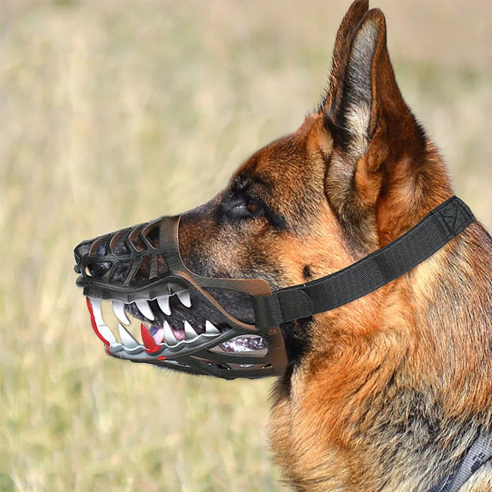 Новинка, страшная собачья Защитная наморда, забавная маска против укусов, маска с зомби собачкой, водонепроницаемая наморда, Питбуль, пухленький мопс, жуткая собачка