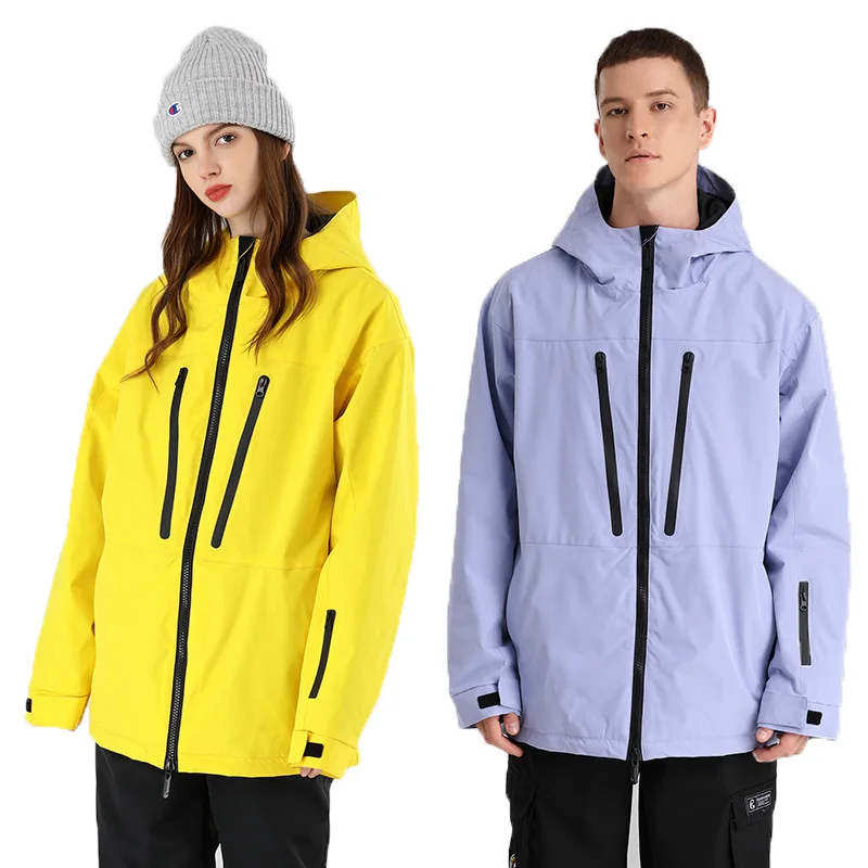

Ski Hoodie Jackets Men Women Winter Outdoor Windproof Waterproof Warm Snowboard Jacket Male Female Breathable Skiing Snow Jacket