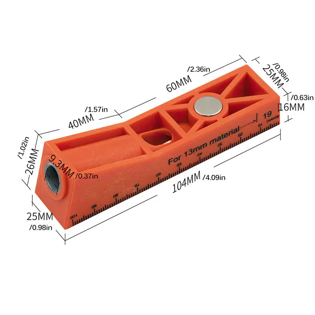 

Oblique Hole Drilling Positioning Tool Woodworking Punch Locator Guide Drill Bit Holder Kit for Indoor Projects