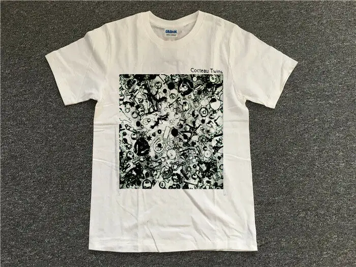 Футболка Cocteau Twins tour 1994 Тур календарь кафе белый