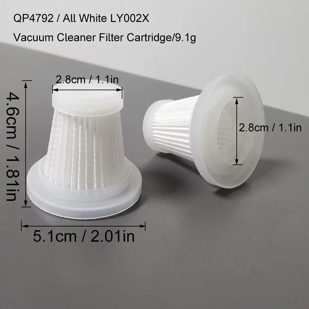 

10 шт. фильтр для ручного пылесоса Hepa LY002X LY002DBL LY003H нетканый фильтрующий элемент для пылесоса