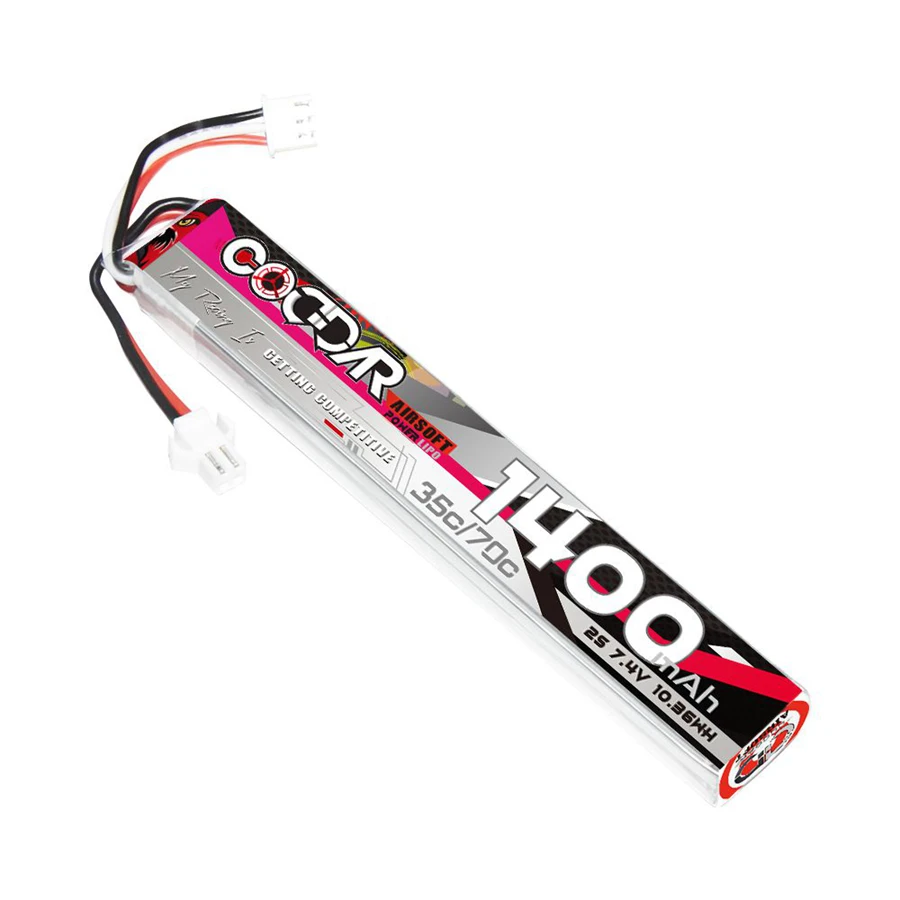 

CD2S140035AF 1400mAh 2S 7.4V 35C Electric Toy Model Rechargeable Lithium Battery