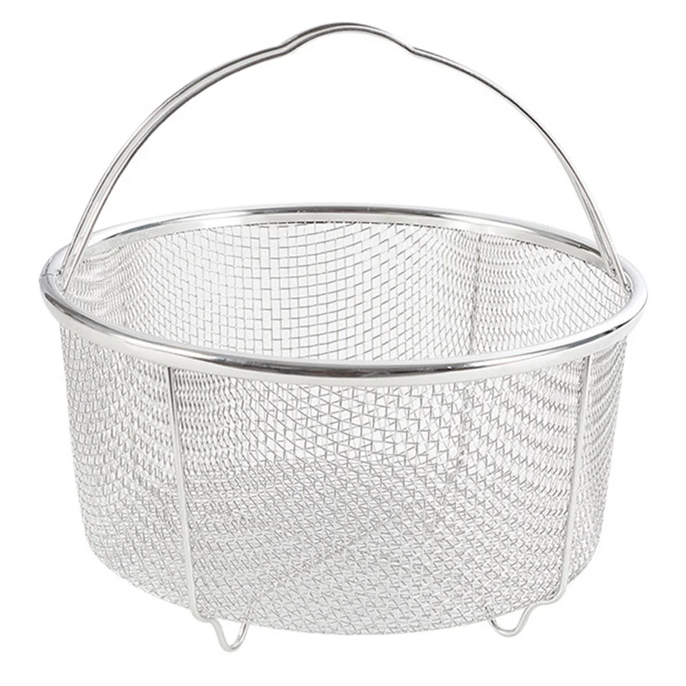 

1pc Stainless Steel Fry Basket Fried Basket Mesh Net Strainer Basket Chip Frying Basket Frying Colander