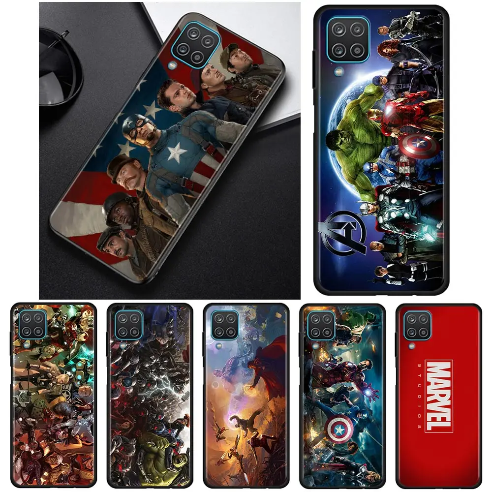 

Marvel Superheroes The Avengers Case For Samsung Galaxy A13 A03 A12 A52 A72 A51 A32 4G Caso A21s A71 A02s A31 A11 A41 Coque