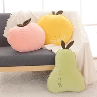 simulation fruit pillows pear orange peach soft cushions kawaii sleeping body pillow plush toy stuffed plushies sofa bed decor