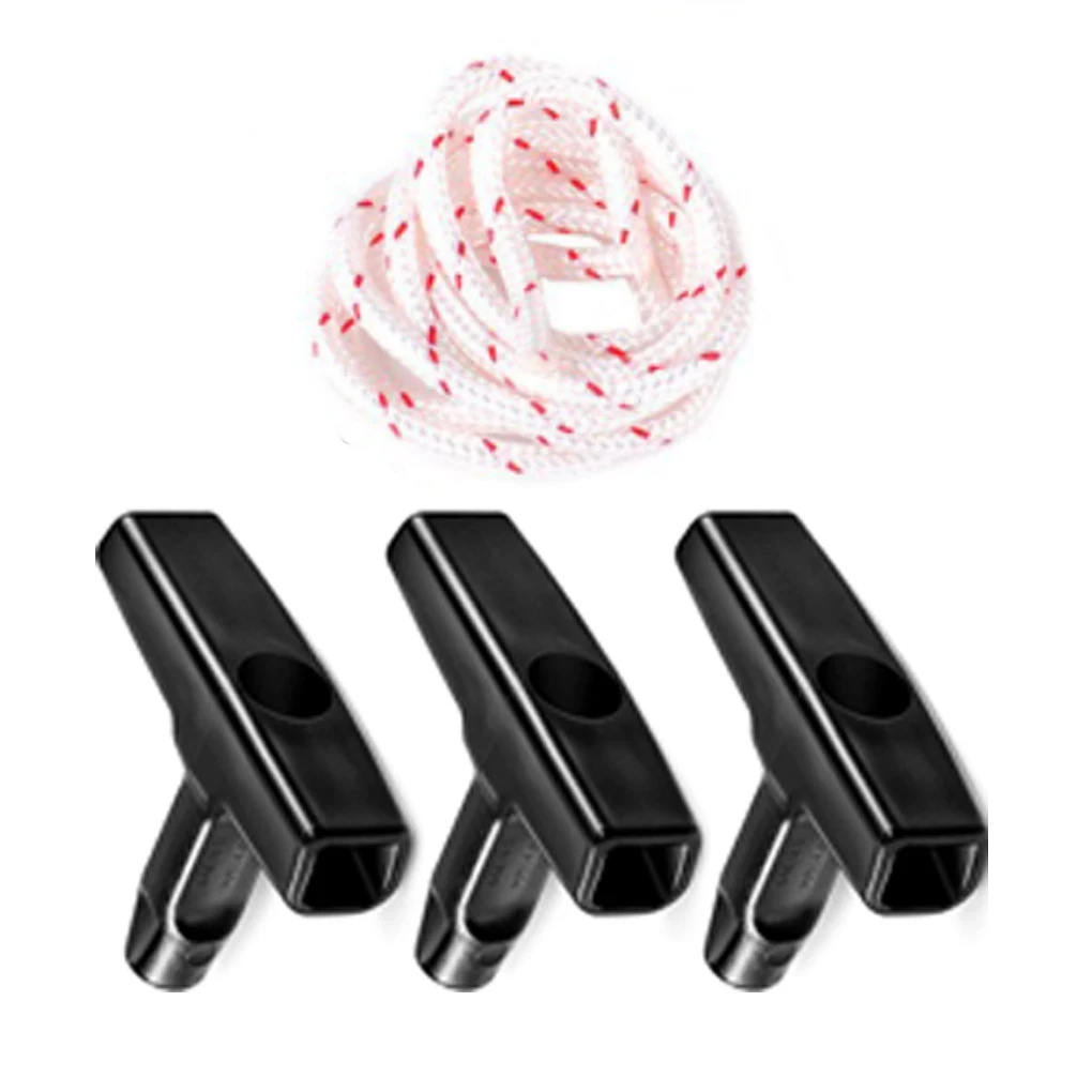 

Стартовый трос, 10-метровый Натяжной шнур с 3 ручками для начинающих, нелегко сломать, хорошая эластичность, для триммера бензопилы