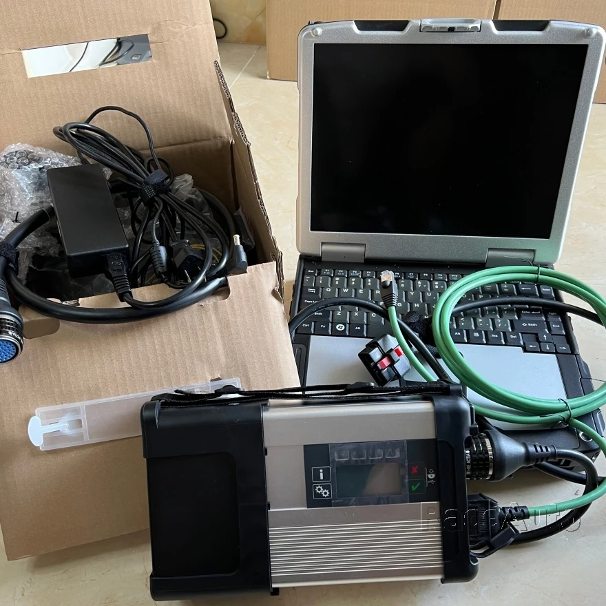 Mb Star C5 Sd Connect Wifi Software 480gb Ssd And Laptop CF30 Touch Screen 4g Windows 10 Diagnostic Scanner 12v 24v |