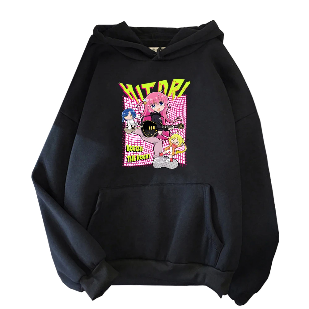 

Hitori Gotou hoodies women Bocchi the Rock Sweatshirt Streetwear Men Anime Long-sleeved Pullover Kawaii Y2k Clothes oversized