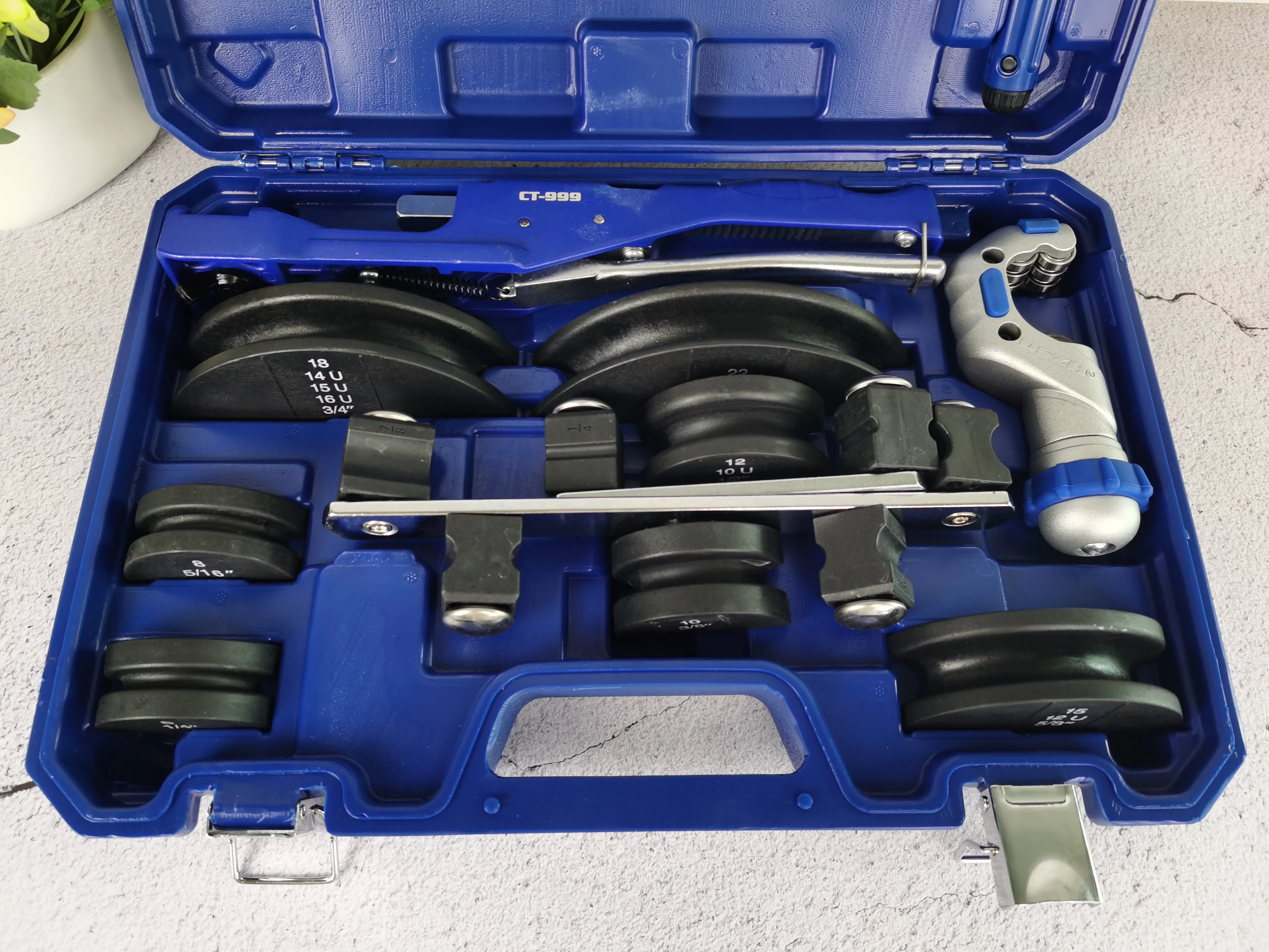 Трубогиб HVAC Ручной трубогиб и резак для медных труб CT-999 Диапазон диапазона 6-22 мм