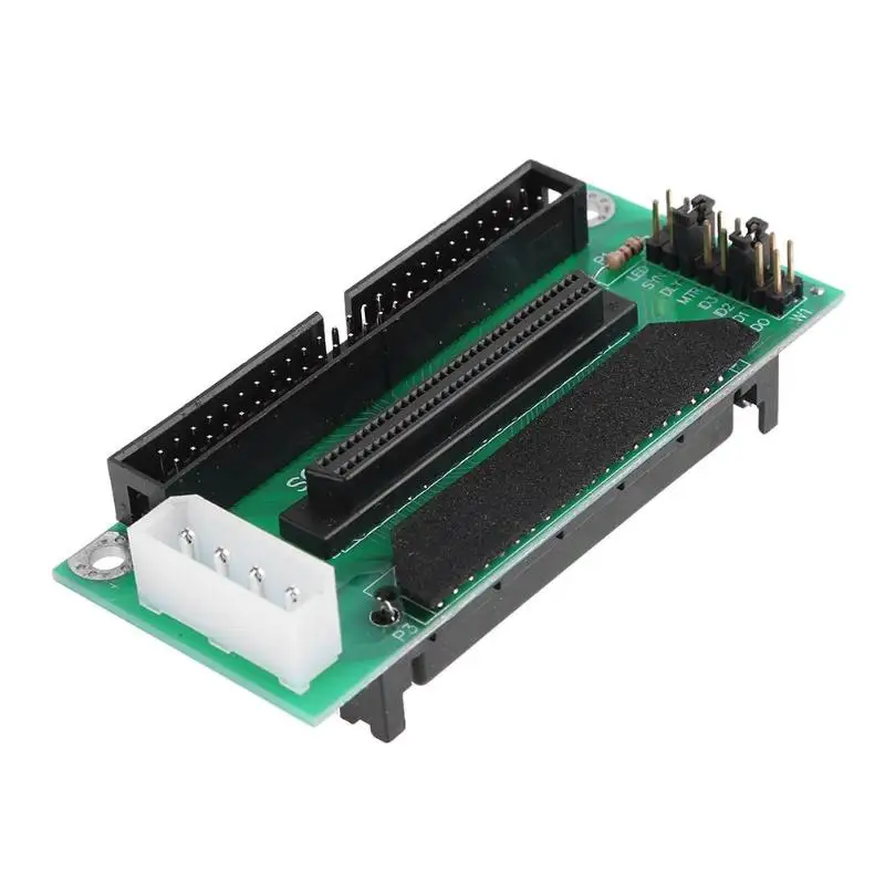 

SCSI SCA 80Pin to 68Pin to 50Pin IDE Hard Disk Adapter Converter Card Board