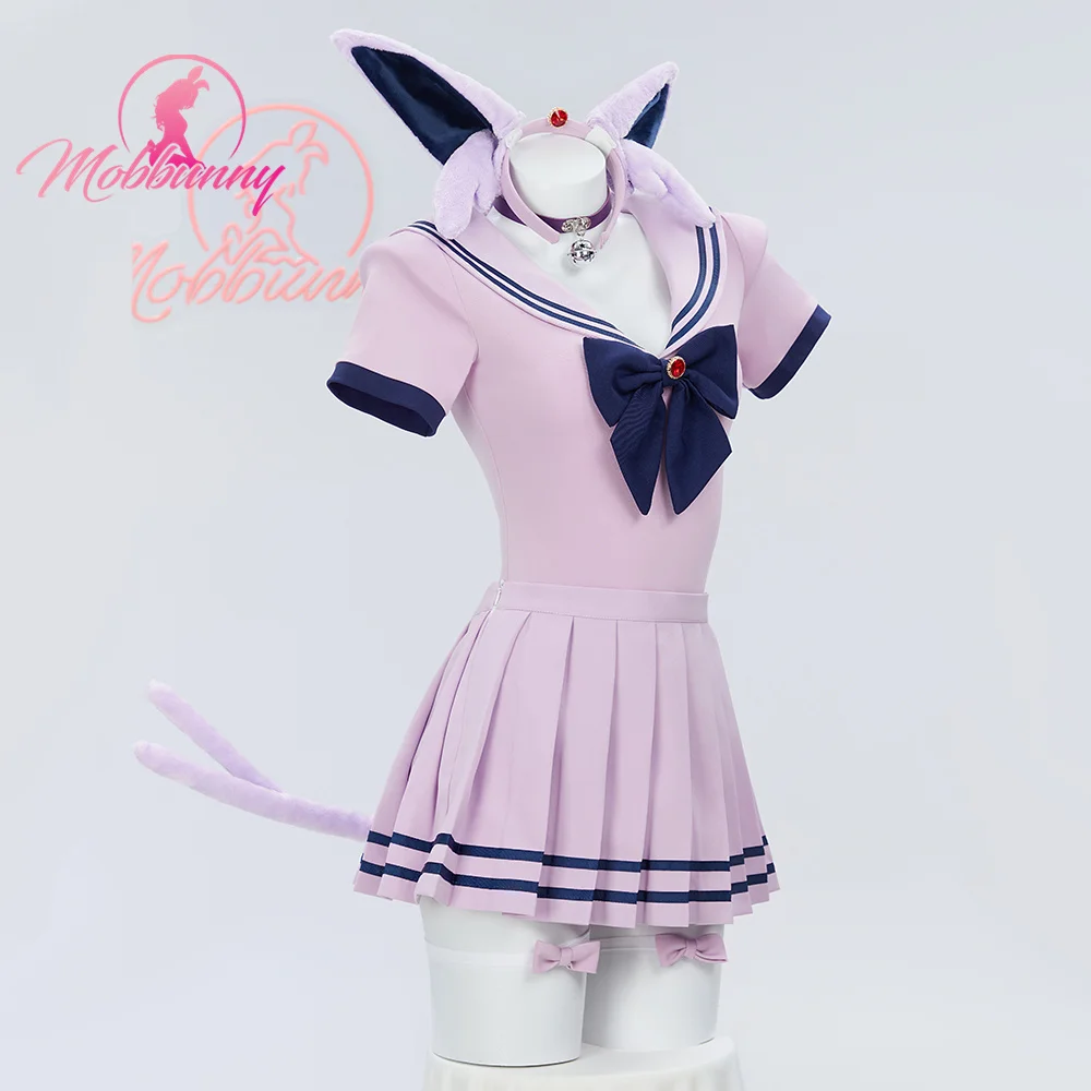 Костюм для отдыха Mobbunny PM фиолетовый боди Матросская униформа плиссированная