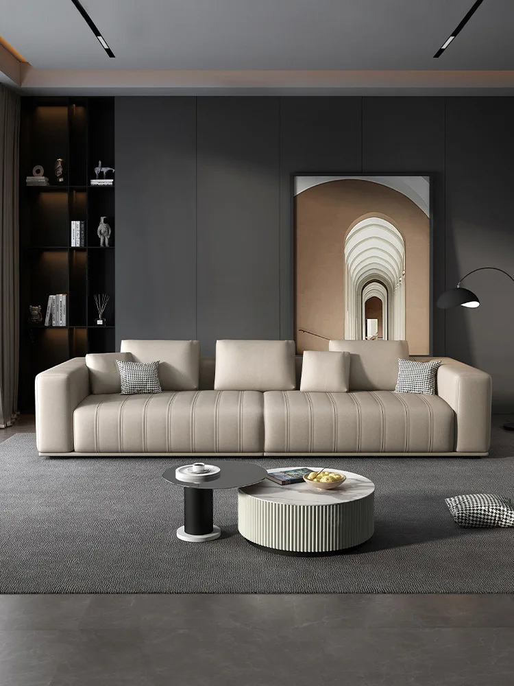 

Ecological Silicone Rubber Sofa High Quality Italian Style Minimalist Net Red Large Family Designer Piano Key Sofa Sofa Width
