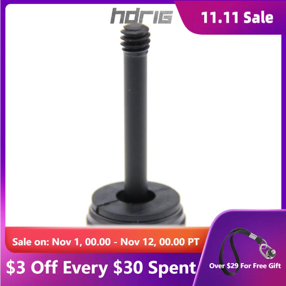 

HDRIG винт для большого пальца 1/4 "-20 резьба 38 см в длину с пластиковой гайкой для DJI OSM Расширенная Рукоятка аксессуары для камеры