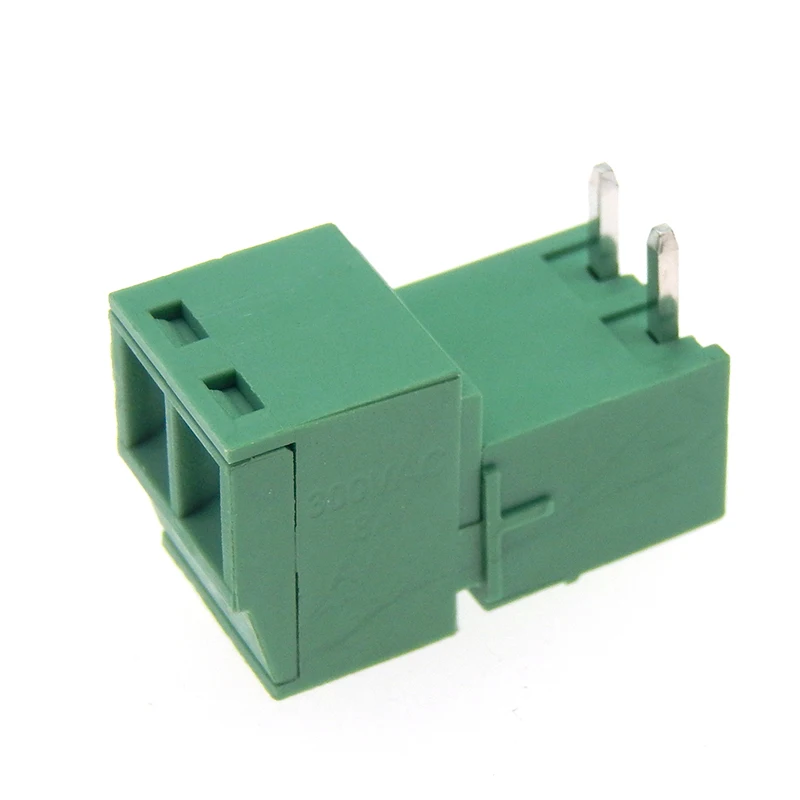 Винтовая Клеммная колодка с прямым углом 5 комплектов 15EDG 2 контакта Шаг 3 81 мм