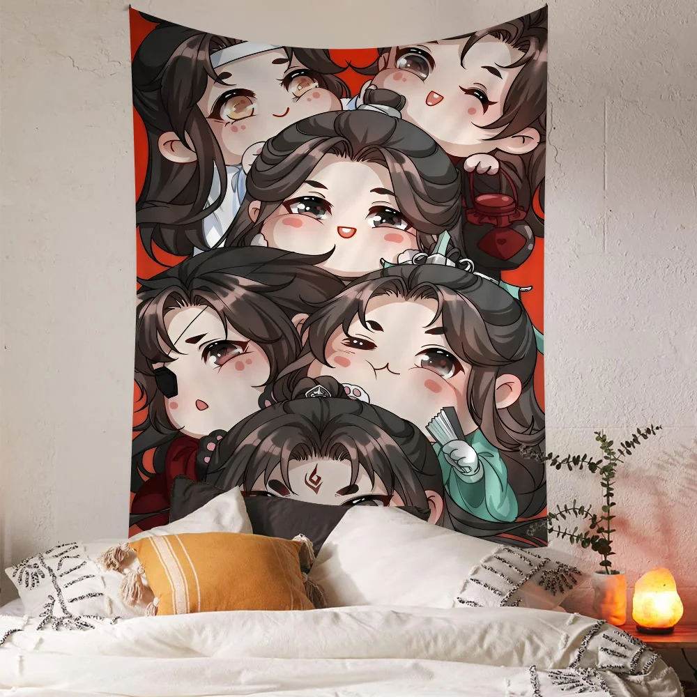 Аниме Тянь Гуань Ци Фу подвесной богемный гобелен Таро хиппи настенные коврики