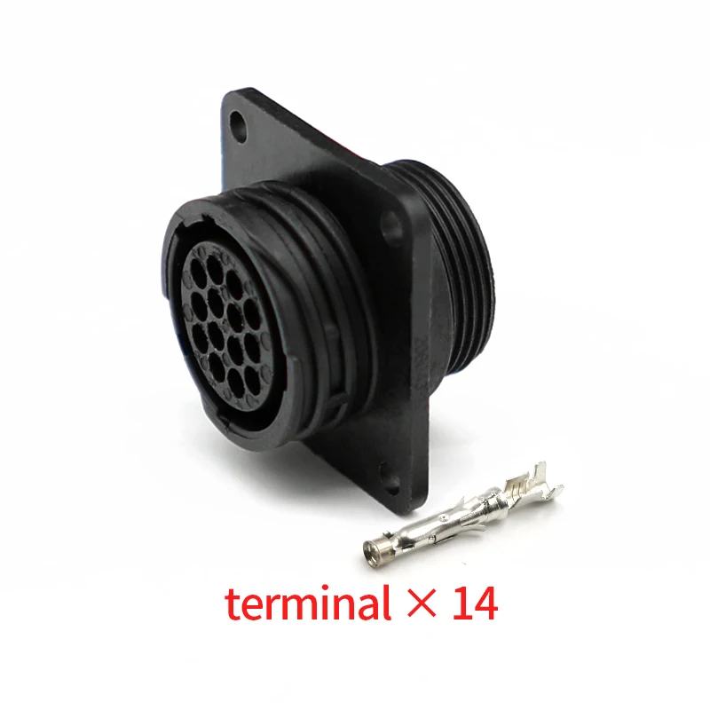 

Авиационная вилка 182649 -1 микроконтроллеры NA ICS, термостаты, механический круглый разъем питания (CPC), 14-контактные автоматические разъемы для проводов