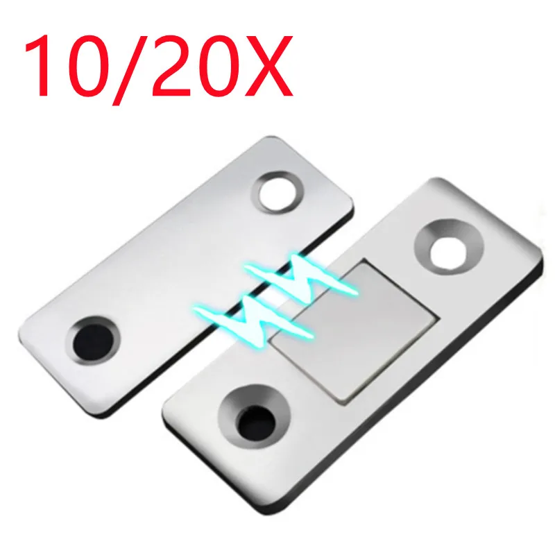 

10/20Sets Magnetic Door Closer Cabinet Catches Latch Home Furniture Furnture Magnet Wardrobe Drawer Bathroom Kitchen Accessories
