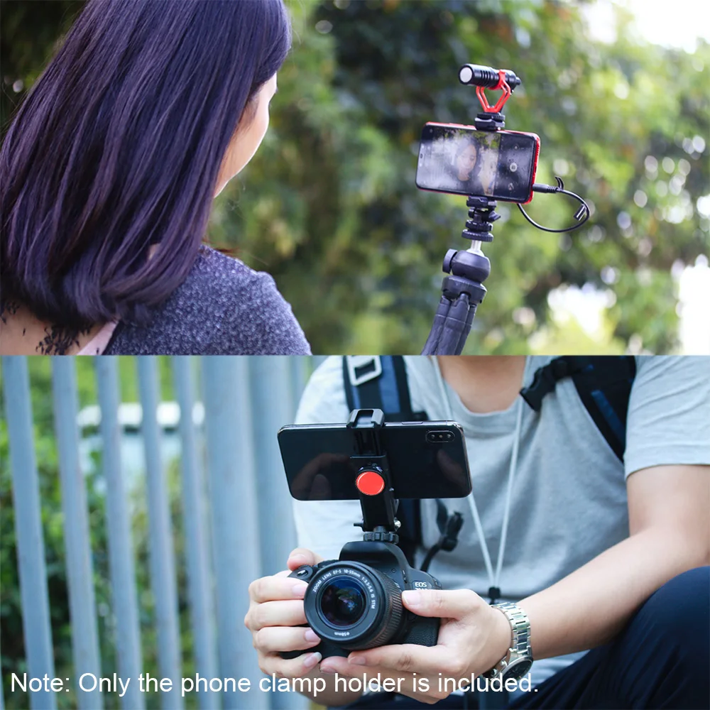 Andoer вращающийся на зажим держателя телефона крепление-адаптер с зажимом 1/4