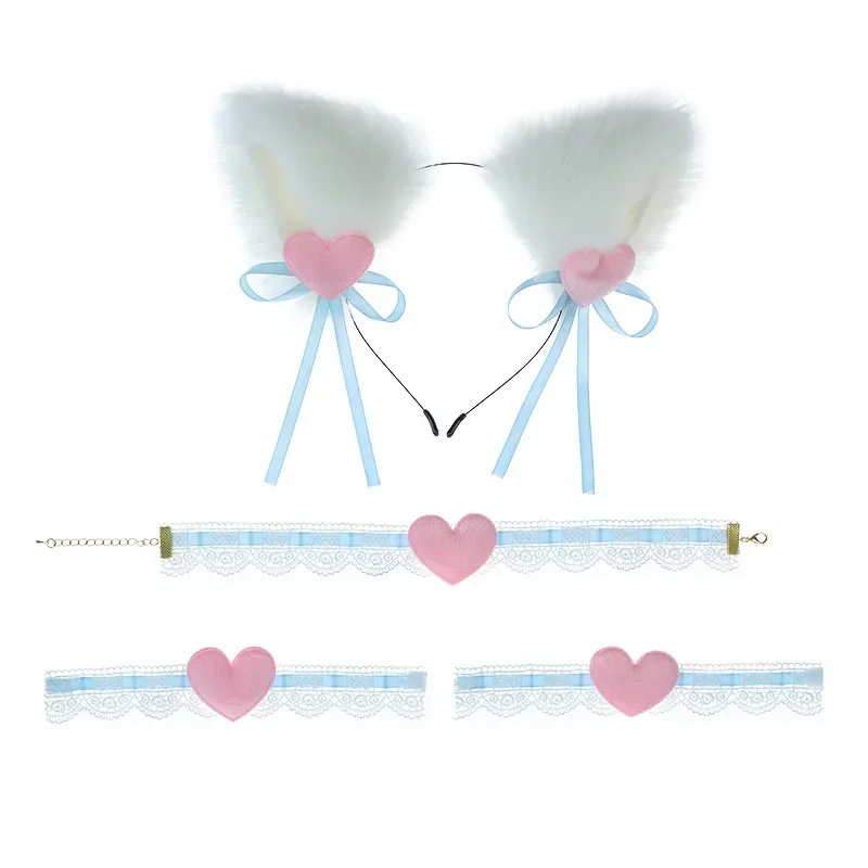 Сексуальные плюшевые повязки на голову с кошачьими ушками для женщин и девочек