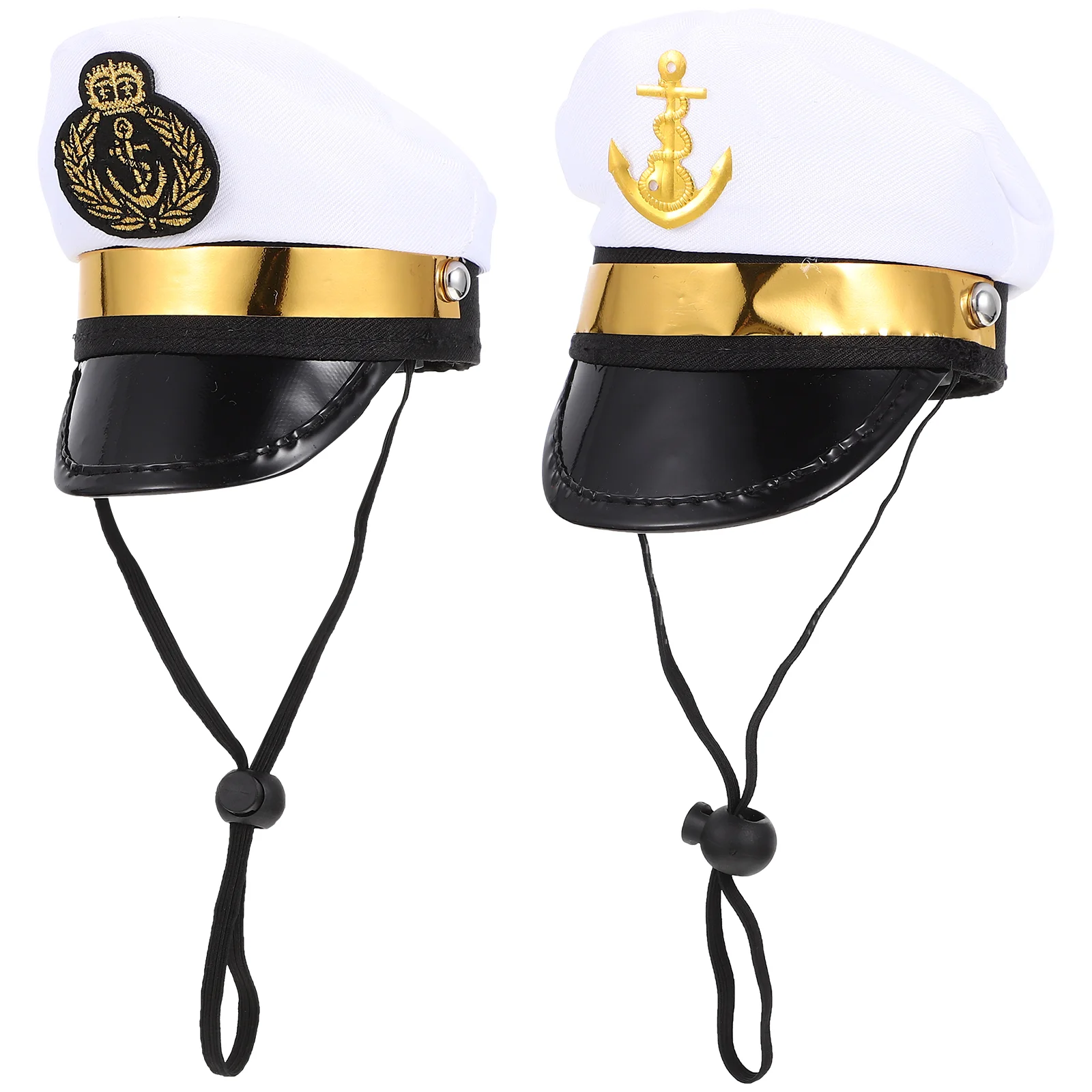 

2 Pcs Pet Hat Kitten Headwear Supplies Cat Hats Roleplay Costume Clothing Birthday Polyester Ornament Headgear Halloween