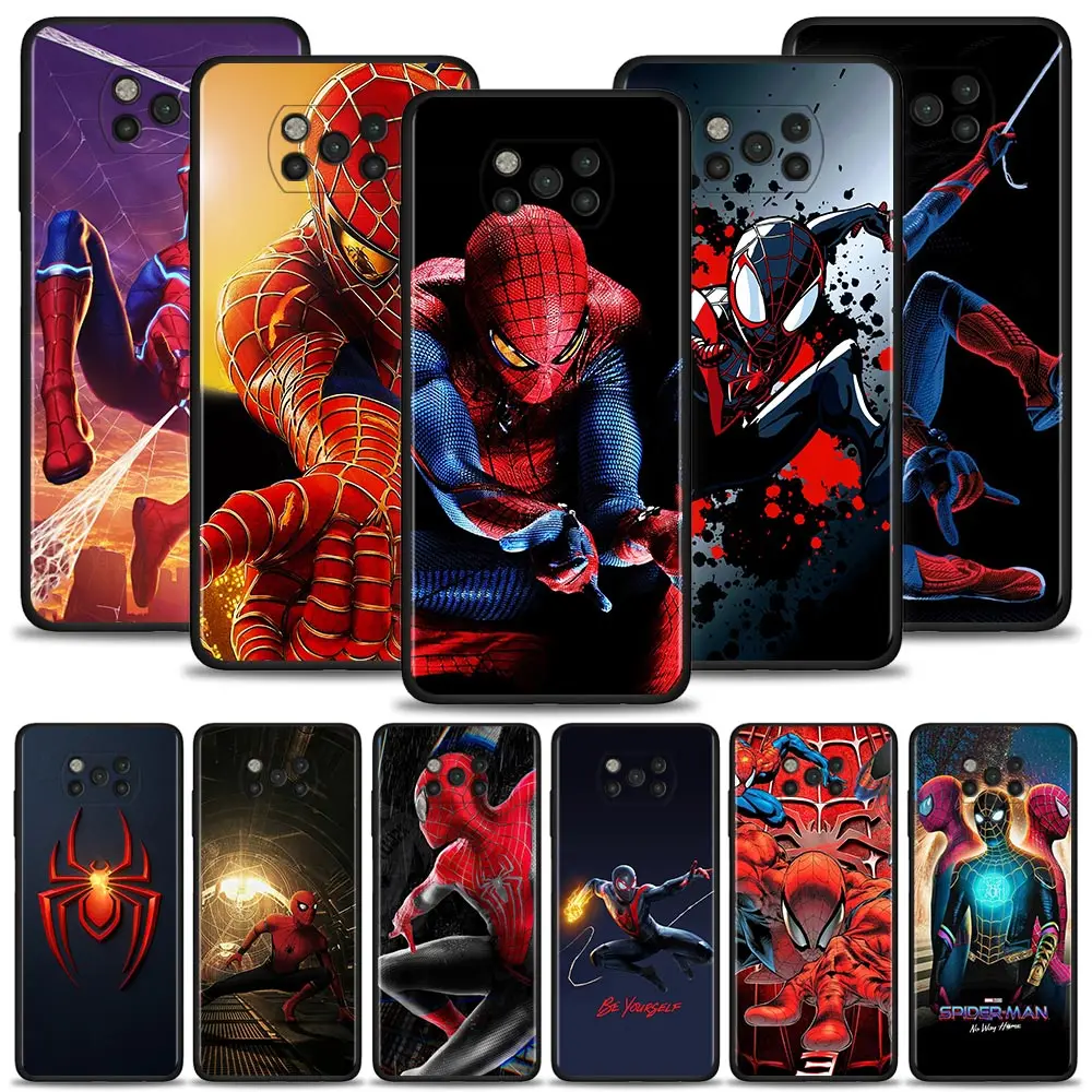 Для Xiaomi PocoX3NFC Poco M3 M4 X3 Pro F3 GT X3Pro X3GT F3GT для Mi 12 11T 10T 11 Lite 9T Marvel the amazing spider man 3 |