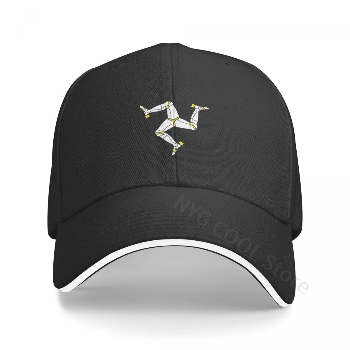 

Ile Of Man TT Logo Baeball Cap Summer Uniex 2023 Caual Sandwich Baeball Cap Peronalized Caual Hat