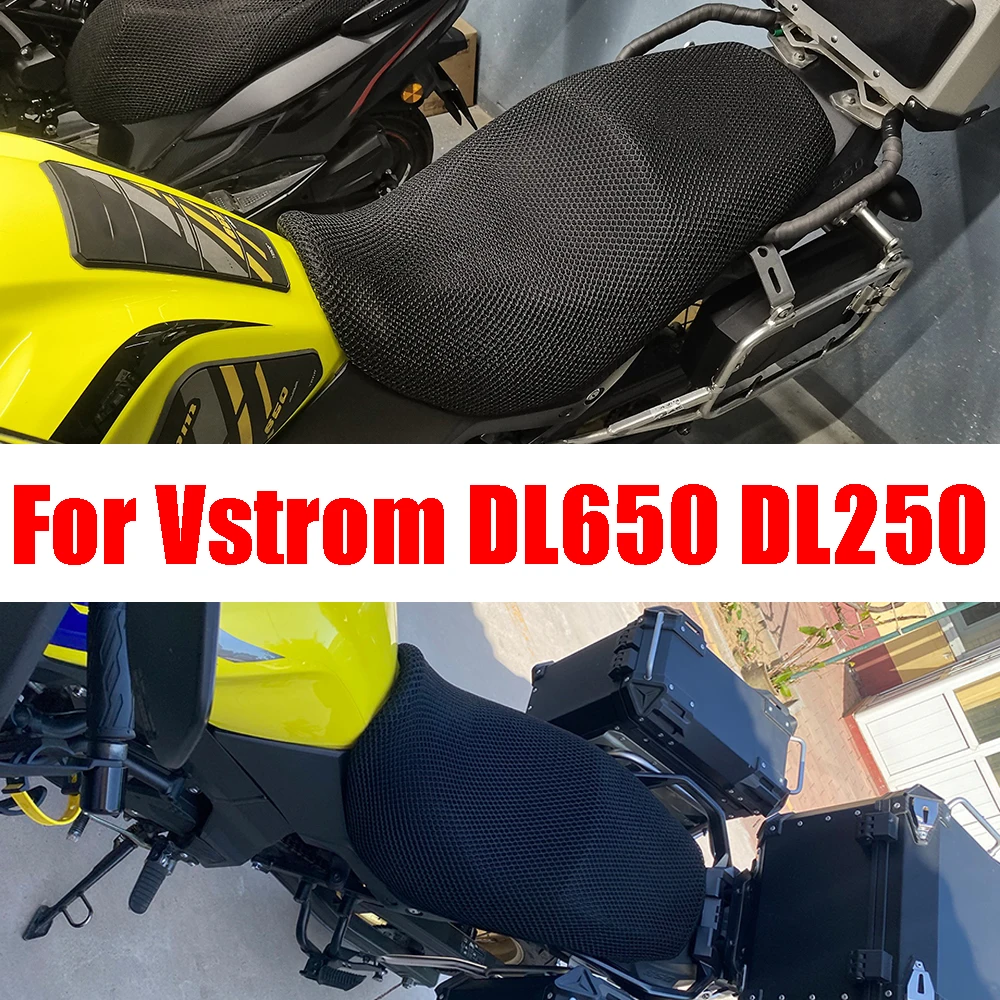 

For Suzuki Vstrom DL650 DL250 V-strom DL 650 XT 650XT DL 250 Accessories Mesh Seat Cover Protector Insulation Seat Cushion Cover