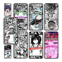 anime girl for samsung a73 a72 a71 a53 a52 a51 a41 a33 a32 a31 a22 a21s a13 a12 a03s a02 5g black phone case