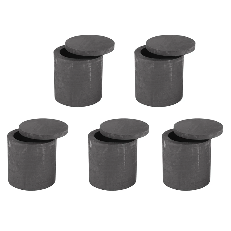 

5 шт., графитовый тигель высокой чистоты, 40 х40 мм