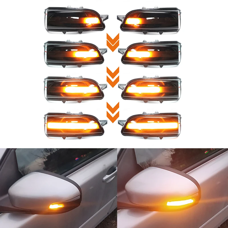 

For Volvo S40 S60 S80 C30 V50 V70 Dynamic Turn Signal Light LED Rearview Side Mirror Light Sequential Blinker Indicator Light