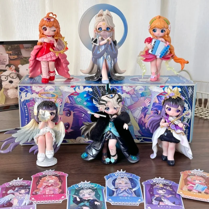 Фото Фигурки-сюрпризы Vivistar Blind Box Dream Orchestra Prologue Heartstring Tempo Series: милые коллекционные фигурки для декора рабочего стола №3