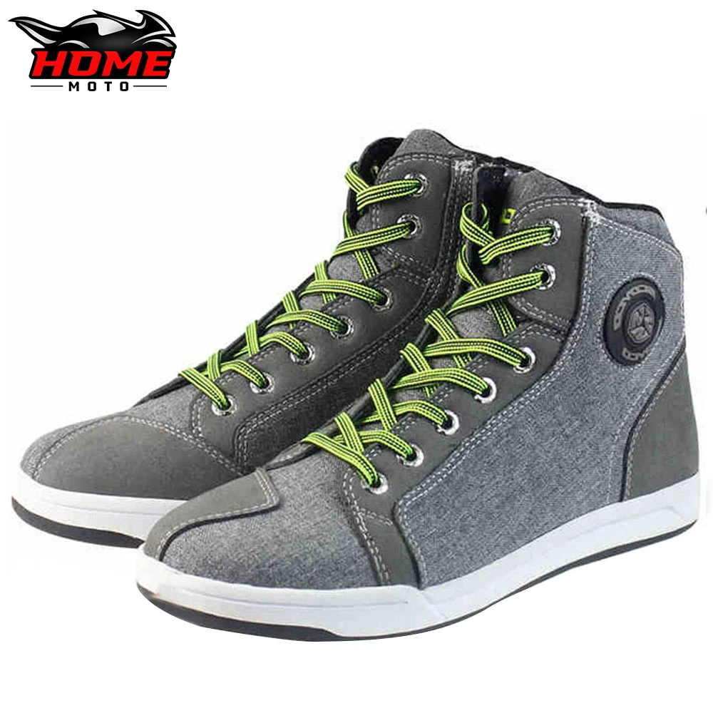 

SCOYCO New Motorcycle Boots Motorcycle Riding Protective Motocross Boots Breathable Men's Motorcycle Racing Boots Size 39-46