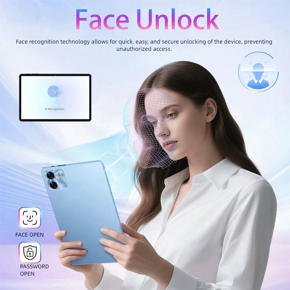 Фото 2026 НОВЫЙ Pad P90 Pro 11-дюймовый планшет Android 15 Snapdragon8gen3 24 ГБ + 2 ТБ для хранения распознавания лиц 20000 мАч 5G планшетный ПК с двумя SIM-картами №4