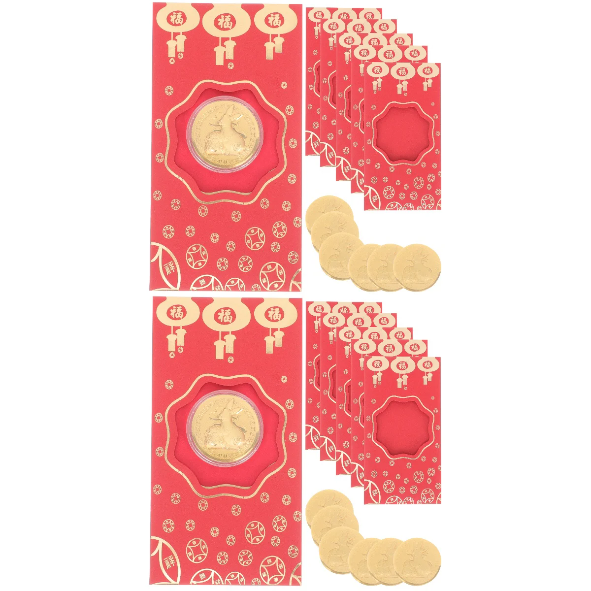 

Red Envelopes Money Year Envelope Rabbit New Packet Festivalpocket Lucky Paper Bao Spring Hong Hongbao Packets Bunny