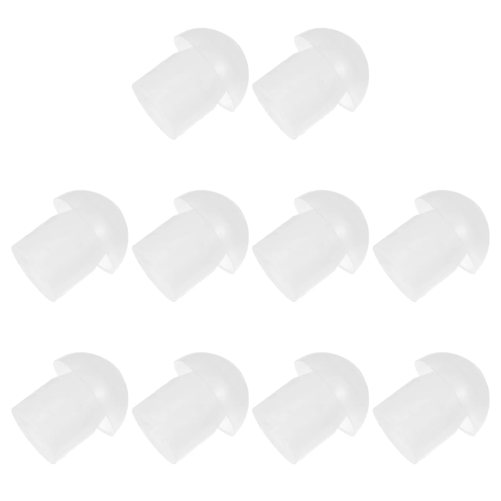

10 Pcs Practical Silicone Durable Hearing Aid Earbud compatible for BTE Pocket Hearing Aid