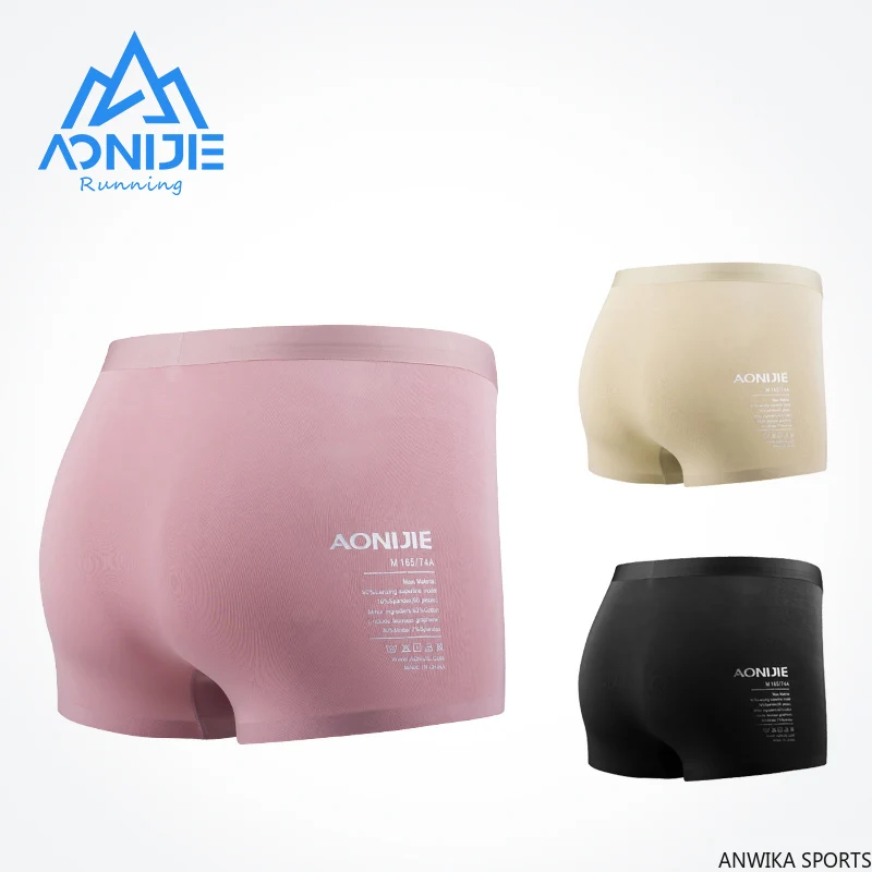 

AONIJIE 3 шт./компл. E7005 быстросохнущие женские спортивные трусы-боксеры для выступлений нижнее белье шорты микро модал для бега фитнеса тренаже...