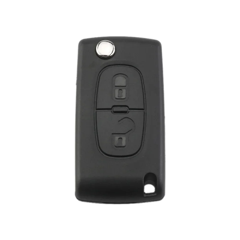 Фото Складной автомобильный ключ с 2 кнопками для Peugeot 308 207 307 3008 5008 807 Expert Partner Citroen C3 Picasso C-Crosser C2 C3 C4 C8 №4