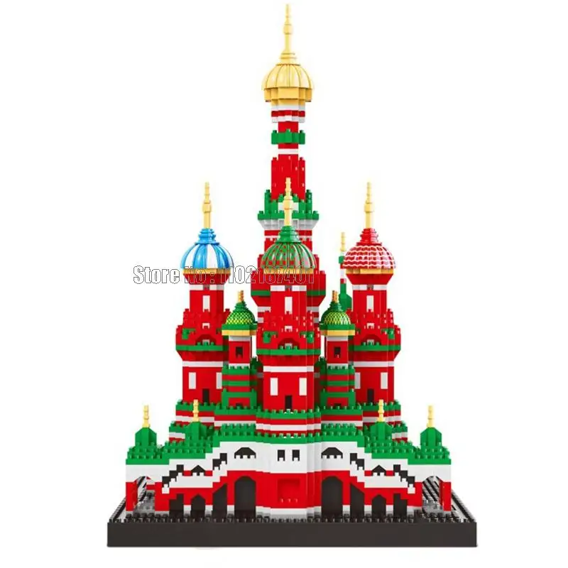 Детский конструктор &quotСобор Василия Блаженного&quot из пластика