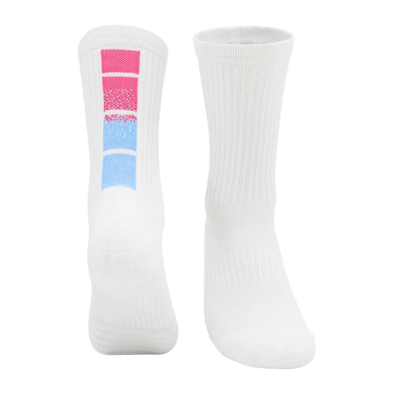 

New Style Women Basketball Football Socks Outdoor Sports Mid-tube Cycling Socks Breathable Sweat-absorbent Running Elite Socks