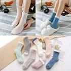 Симпатичные зимние женские пушистые носки теплые забавные длинные пушистые носки с мультяшным рисунком хлопковые плюшевые женские носки