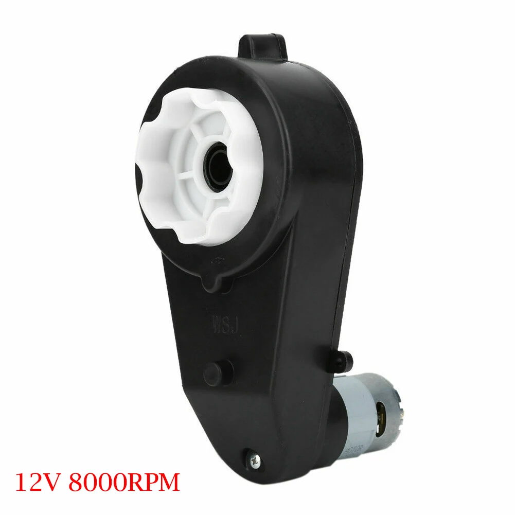 

RS550 12V Gearbox Harmonic Vehicles Remote Control Children Bicycle Electric Toys Car Motors Step Down Gear Worm Reducer Gearbox