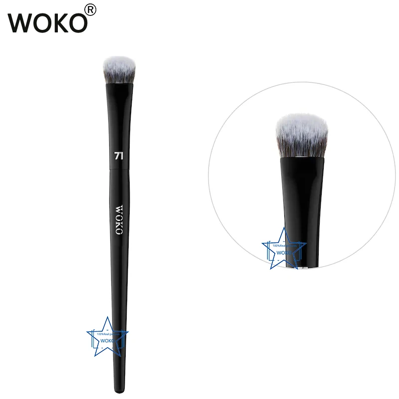 

WOKO 71 Angled Concealer Brush Small Concealer Brush Professional Eye Cream Concealer Blending Brush Synthetic Hair Makeup Tool