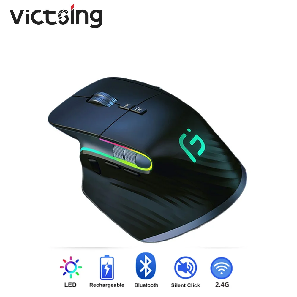 tipo c Mouse sem Fio Recarregável Bluetooth Silencioso Ergonômico Computador Velocidade Dpi para Tablet Macbook ar Portátil Gaming Office