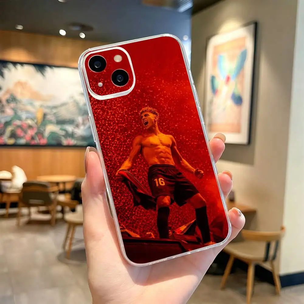 Фото Прозрачный противоударный чехол для телефона Rising Star Fermin Lopez для iPhone 17, 16, 15, 14, 13, 12, 11 Plus, Pro Max №3