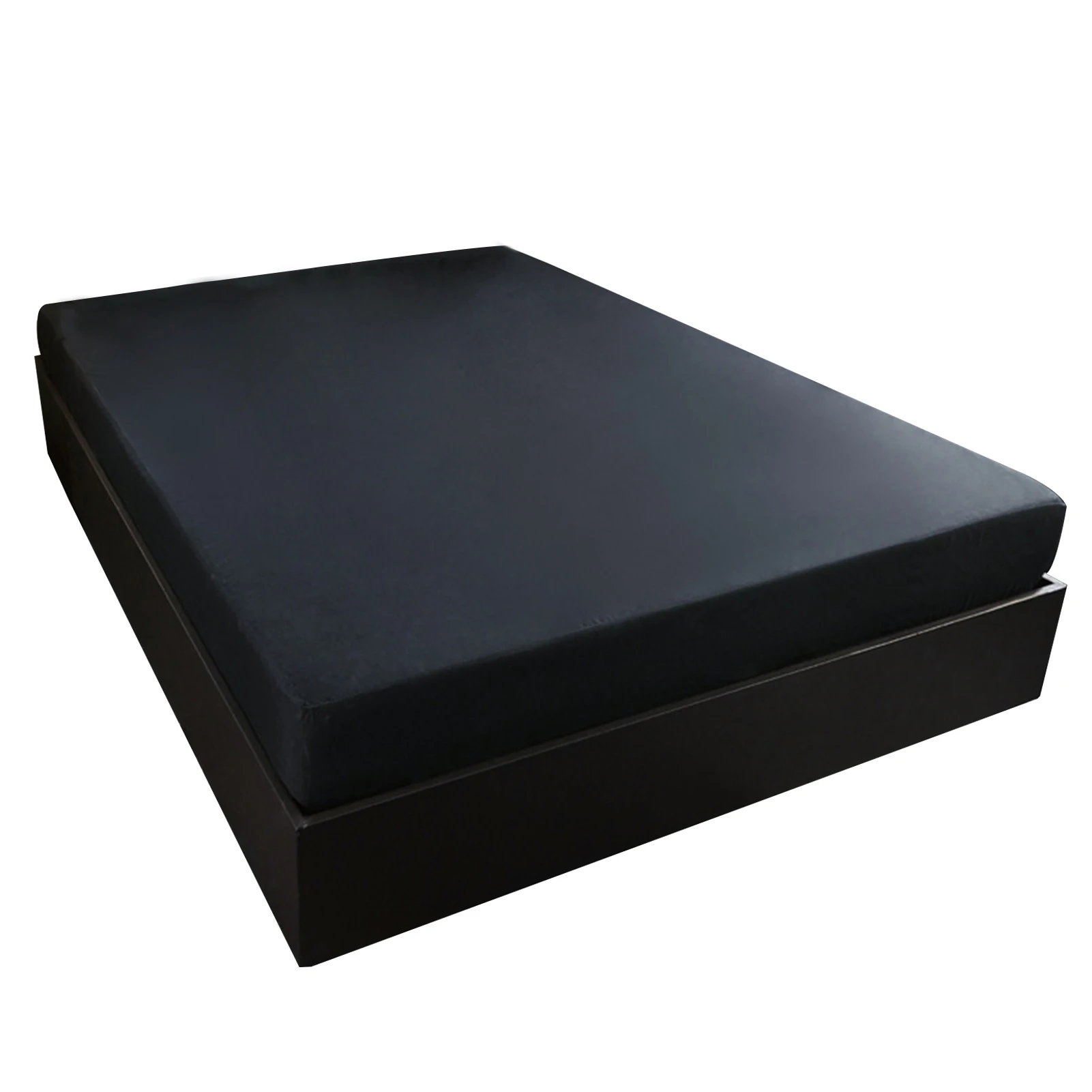 

Waterproof Solid Bed Accessory Bedroom Hotel Protection Dustproof Washable Heightened Soft Non Slip Full Coverage Mattress Cover