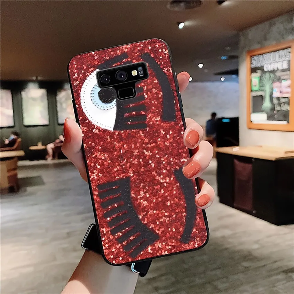 Hot Ferragnies Eyes Chiara Phone Case For Samsung Note 8 9 10 20 pro plus lite M 11 30 21 31 51 A 22 42 02 03