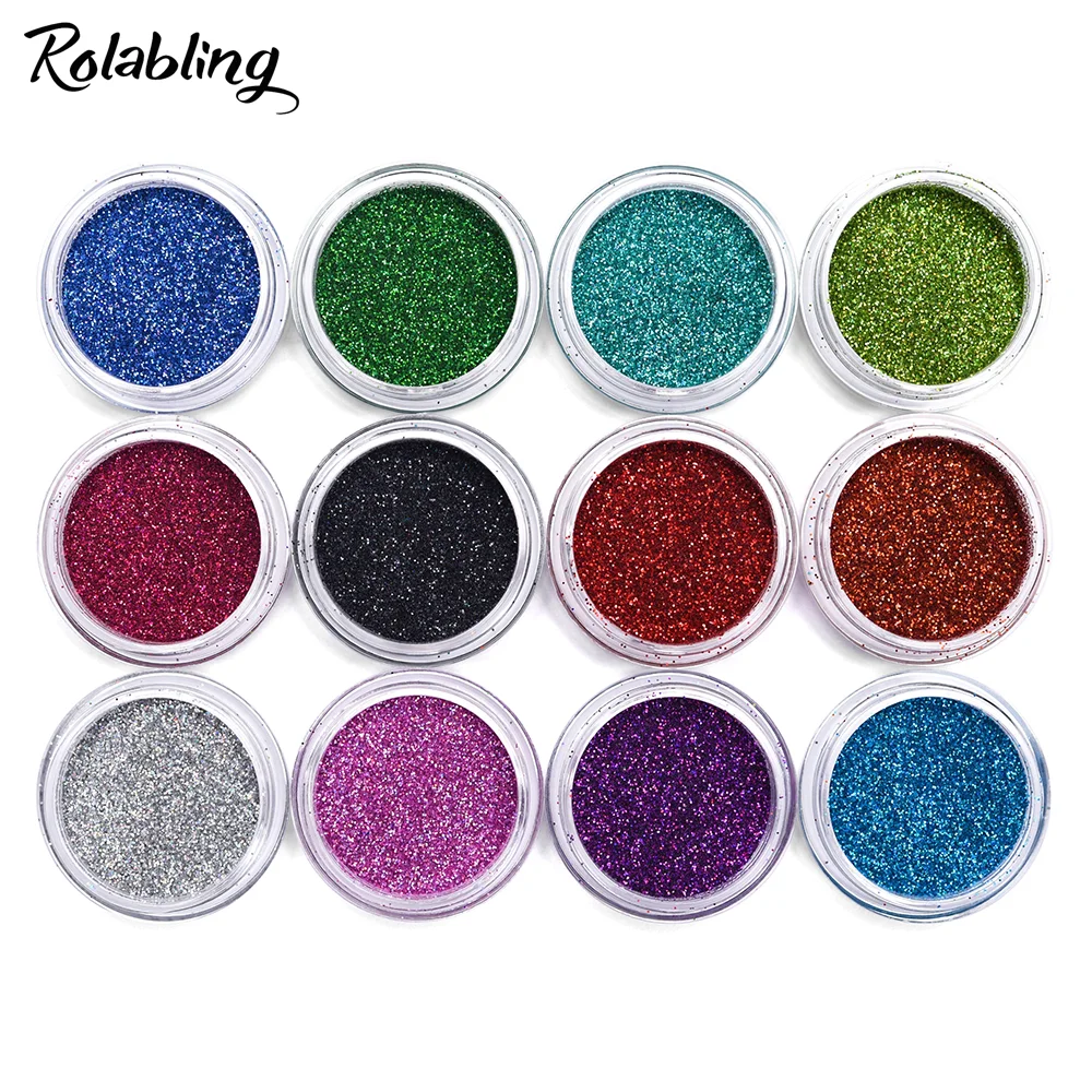 1 горшок лазерный порошок для ногтей голографический пигмент блестящая пыль