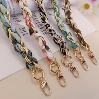 mobile phone lanyard short hand held chain fashion silk scarf pendant wrist chain strong and durable hand woven anti lost rope