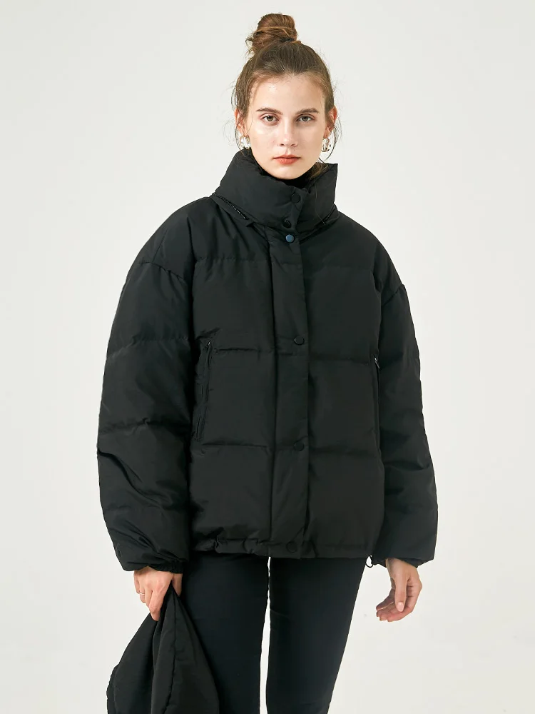 Janveny Зимний пуховик для женщин женские парки 90% пальто на утином пуху с большим