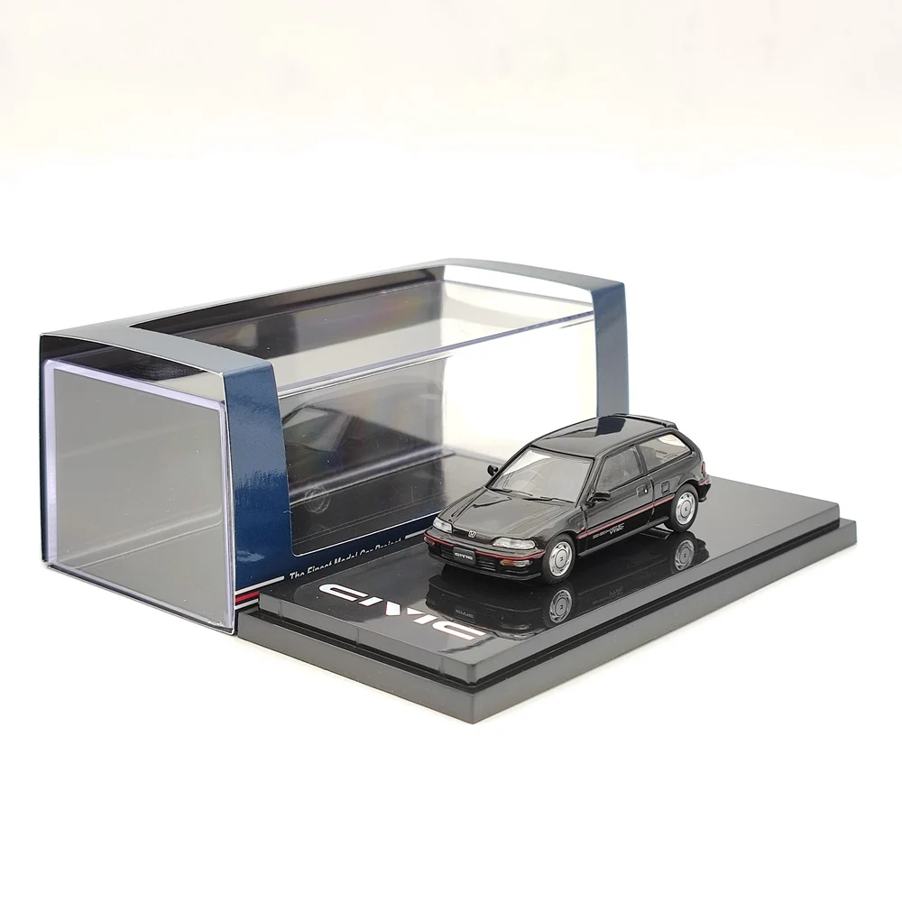 

Hobby Japan 1:64 For H~da Civic (EF9) SiR Ⅱ Black HJ641031ABK Diecast Toys Car Collection Gifts